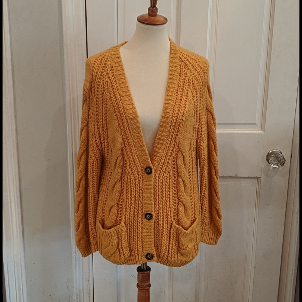 Mustard Cardigan